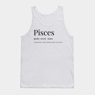 Pisces Definition Tank Top